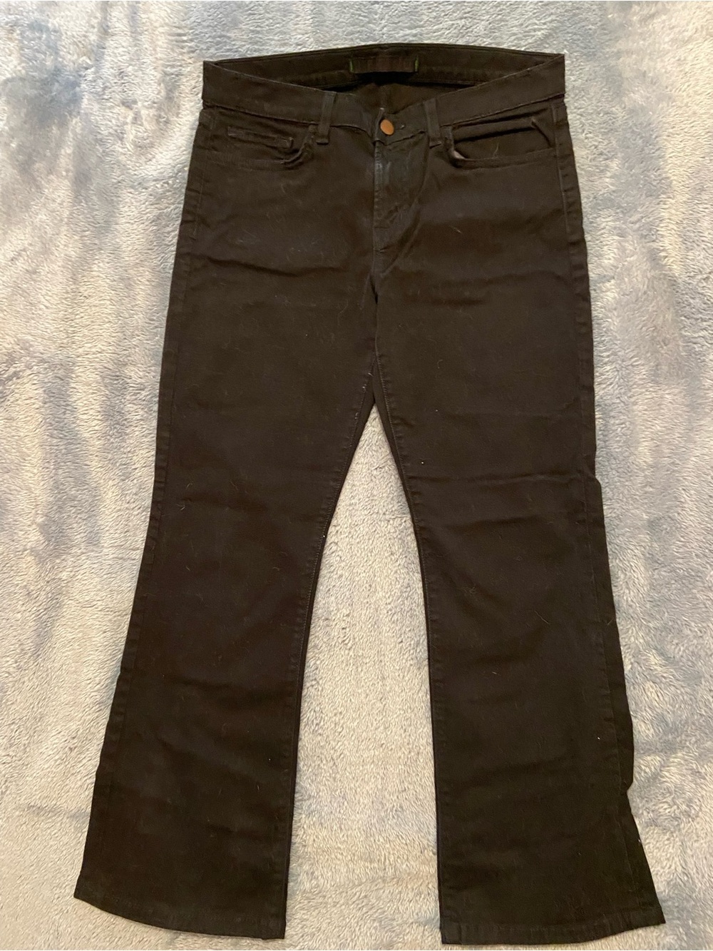 J Brand Black Cropped Ankle Jeans